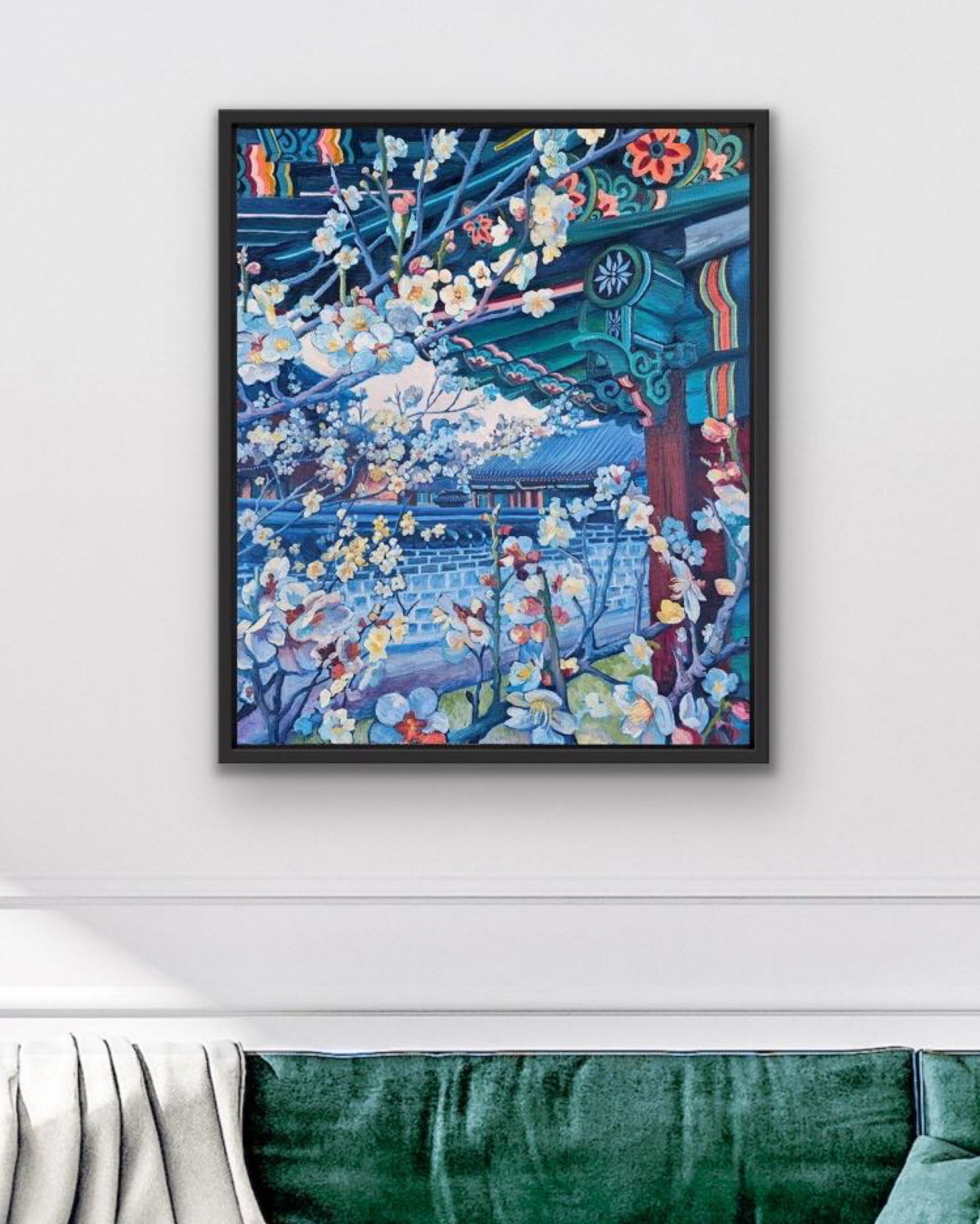 Palace Plum Blossoms - OIL PAINTING