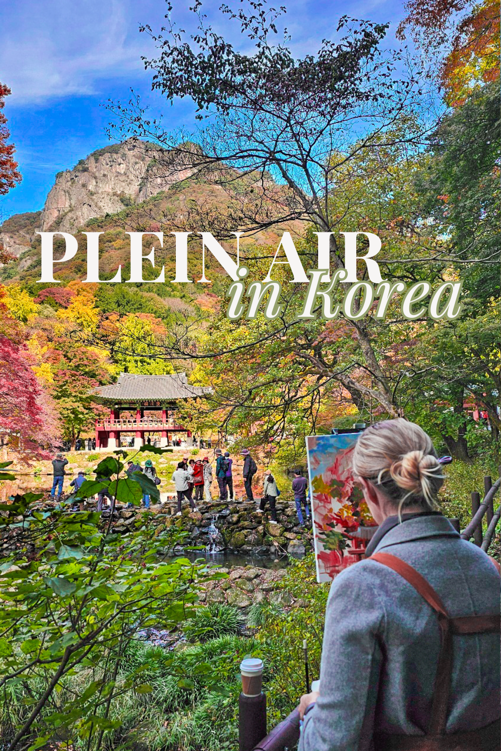 Plein Air Oil Painting in Korea: Baekyangsa