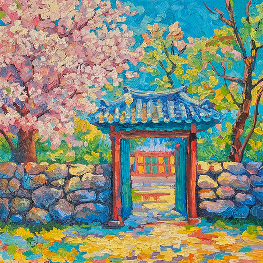 Spring Gate - OIL PAINTING