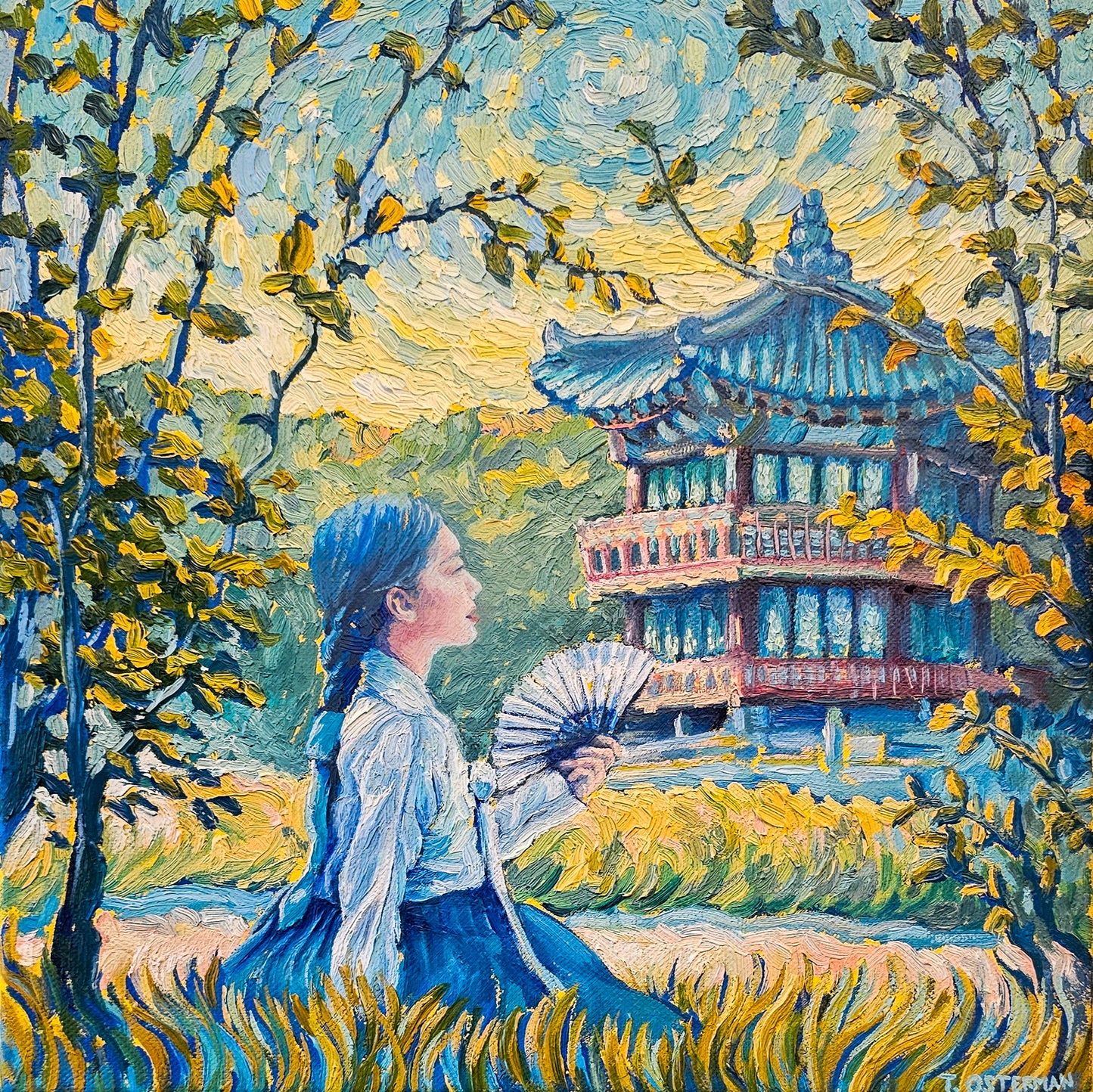 Palace Afternoons - OIL PAINTING