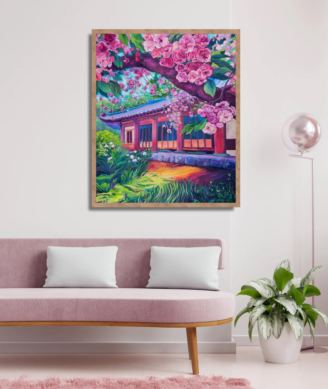 King Cherry Blossoms - OIL PAINTING