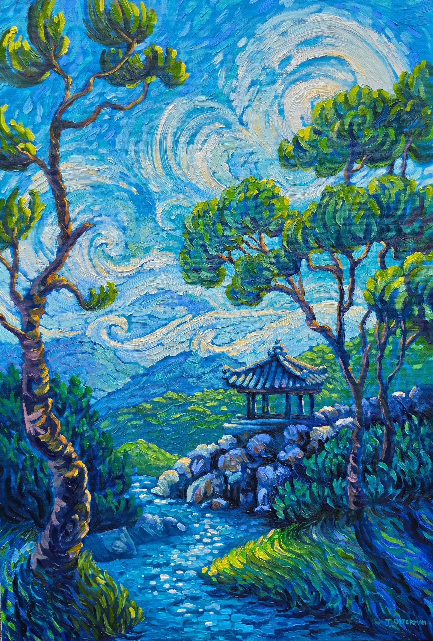 “Summer Skies” OIL PAINTING