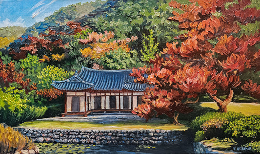 Jindo Estate in Fall - OIL PAINTING