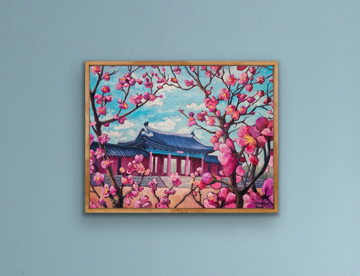 Spring Dream - Changdeokgung - OIL PAINTING