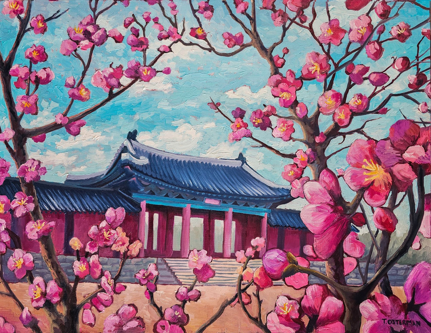 Spring Dream - Changdeokgung - OIL PAINTING