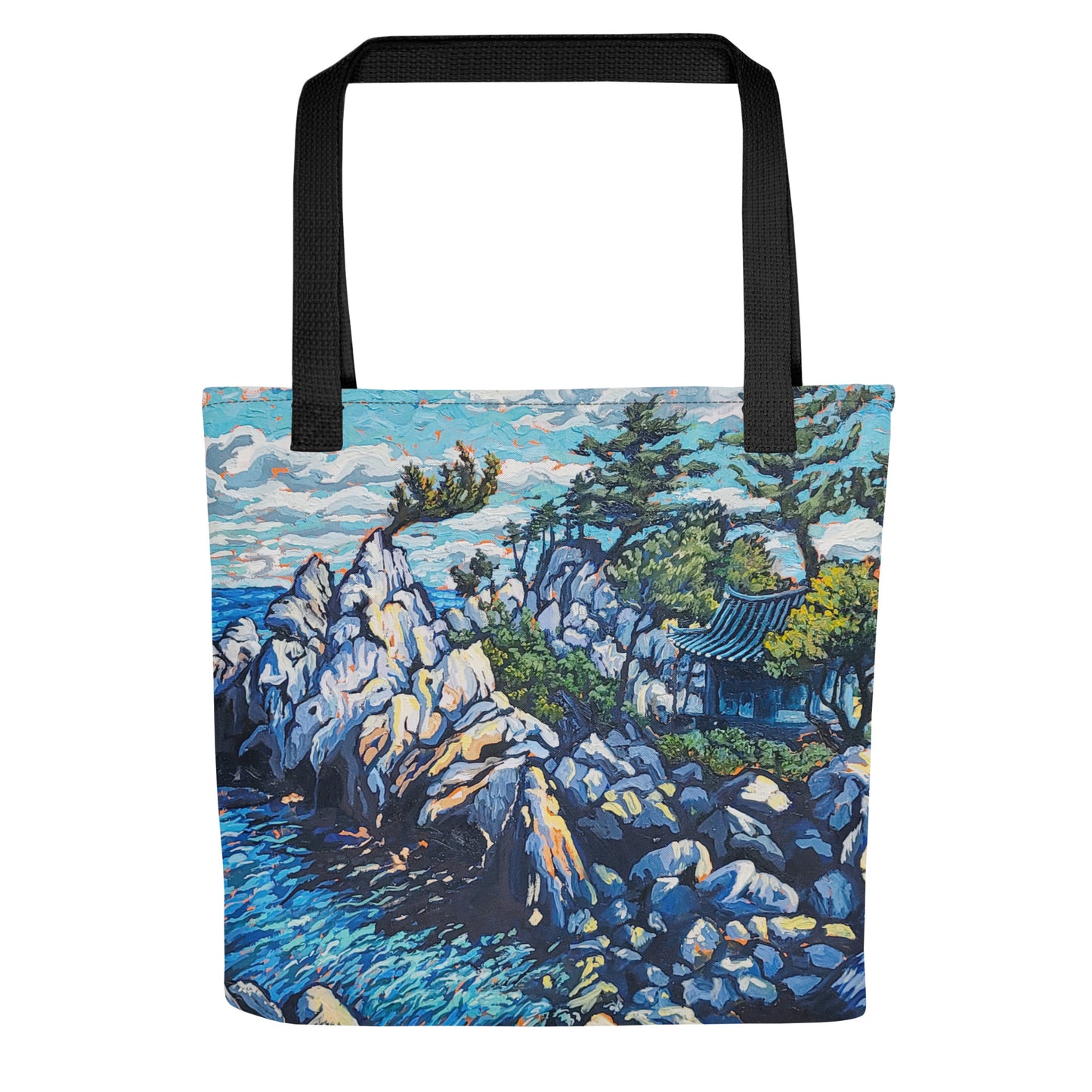 Hanok by the Sea - Tote Bag