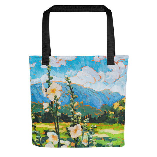 Wild Hollyhocks - Tote Bag