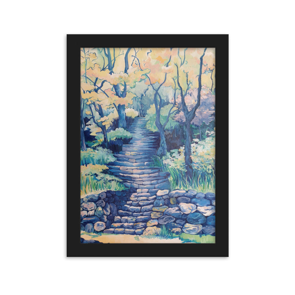 Forest Staircase - Framed Matte Print