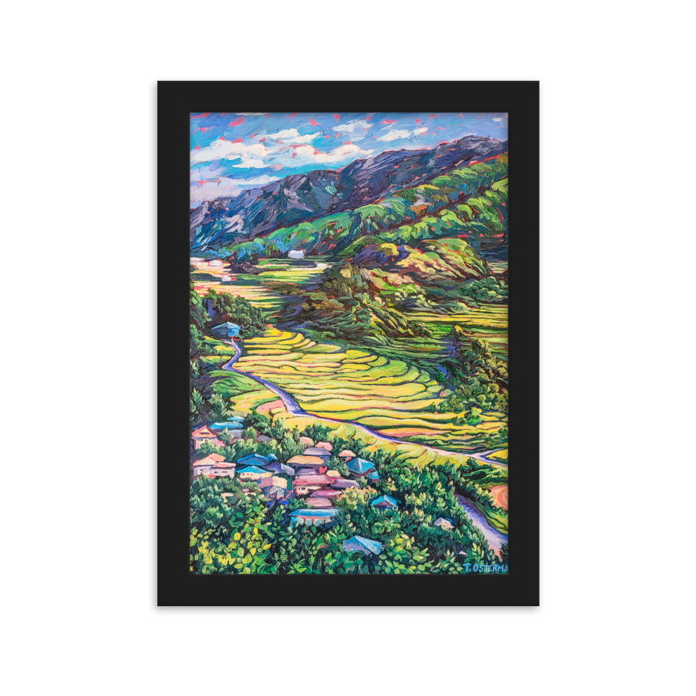 Korean Countryside - Framed Matte Print