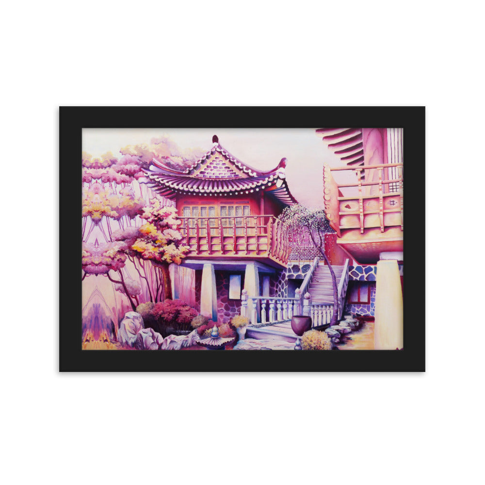 Korean Teahouse - Framed Matte Print