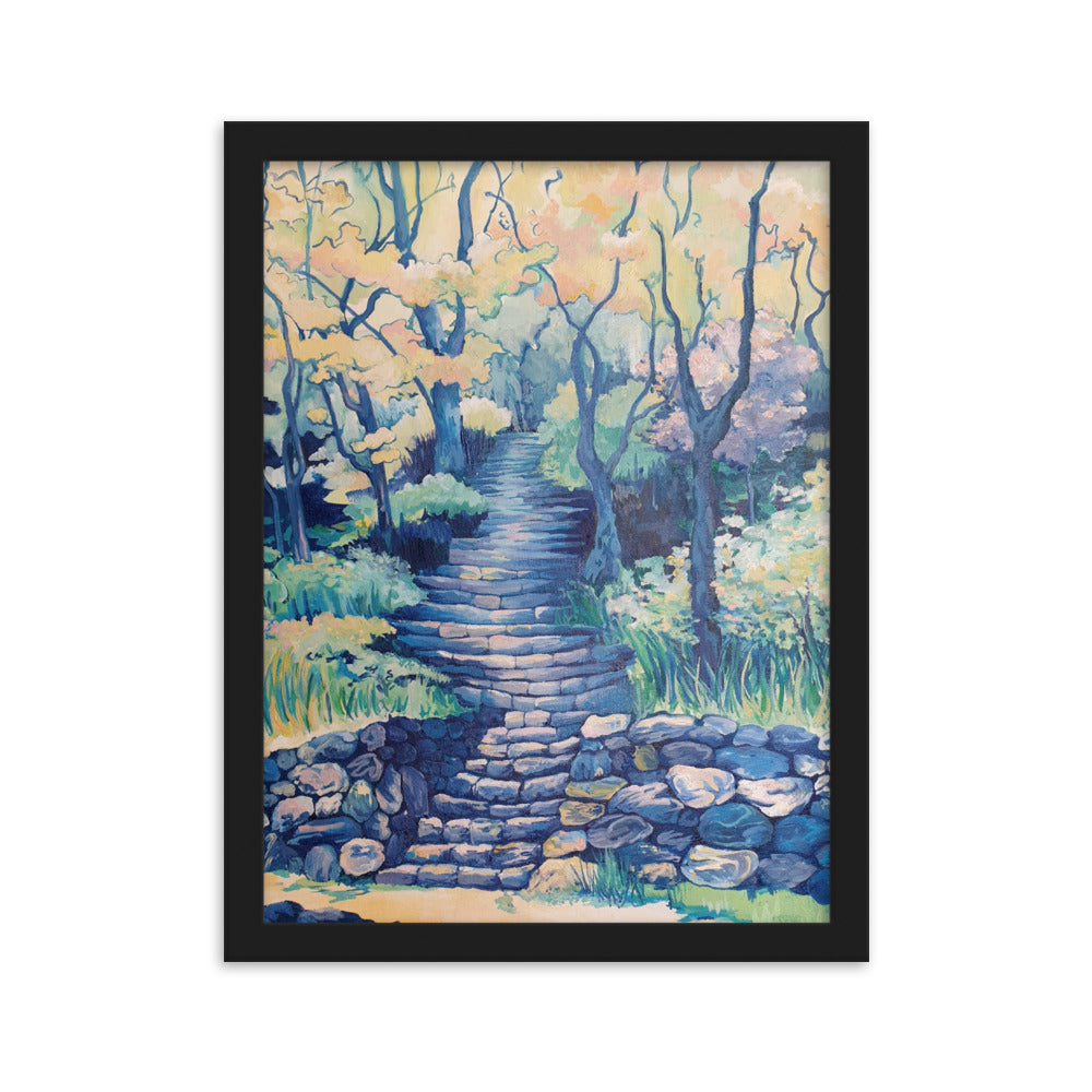 Forest Staircase - Framed Matte Print