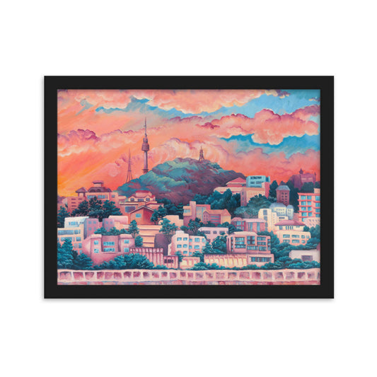 Namsan Sunset - Framed Matte Print