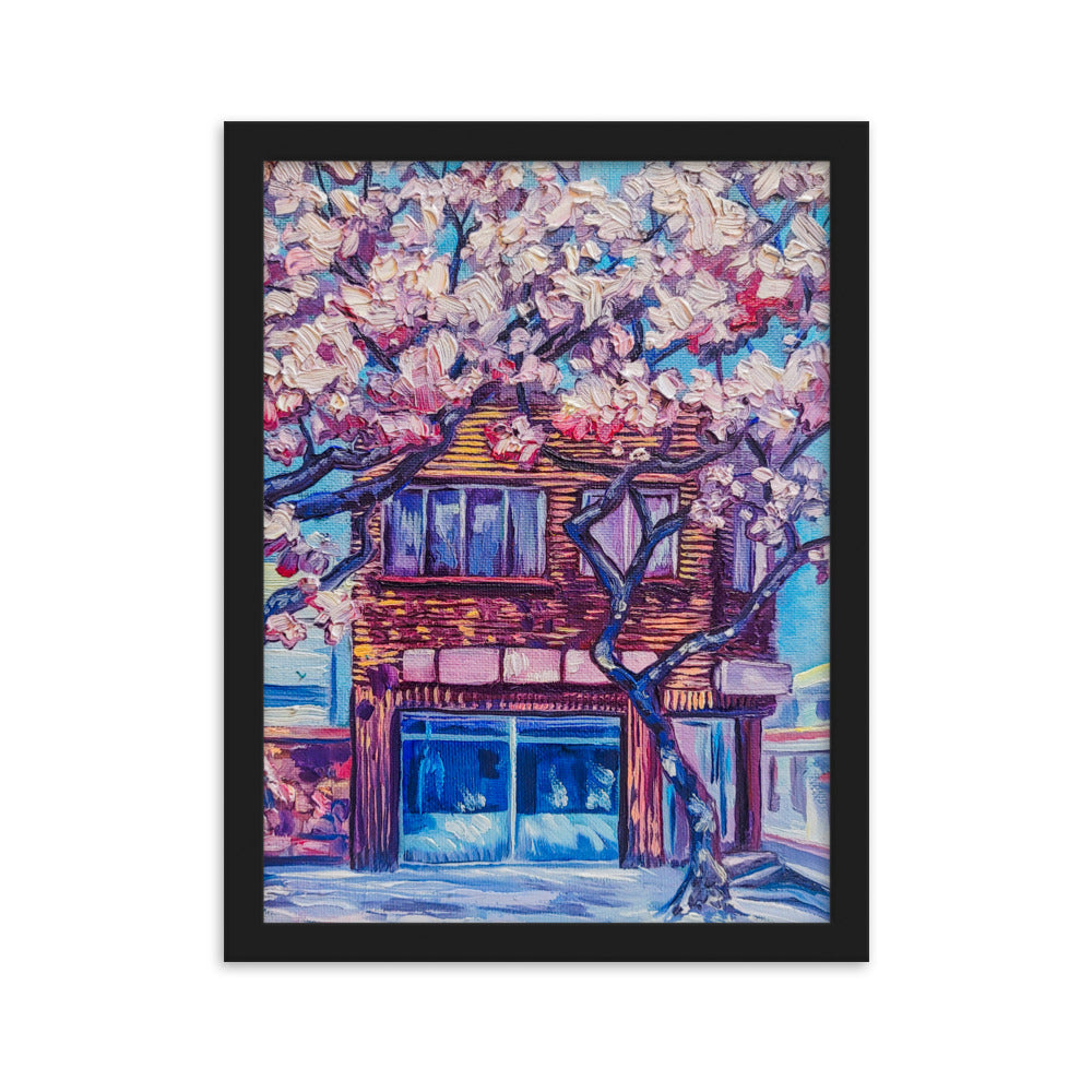 Cherry Blossom Afternoon - Framed Matte Print