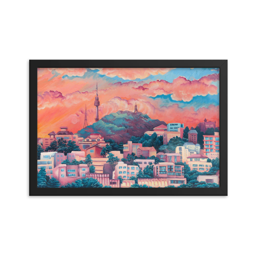 Namsan Sunset - Framed Matte Print