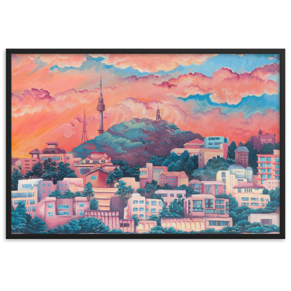 Namsan Sunset - Framed Matte Print