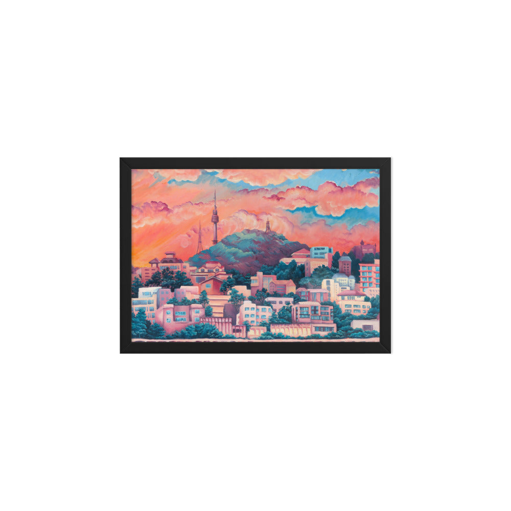 Namsan Sunset - Framed Matte Print