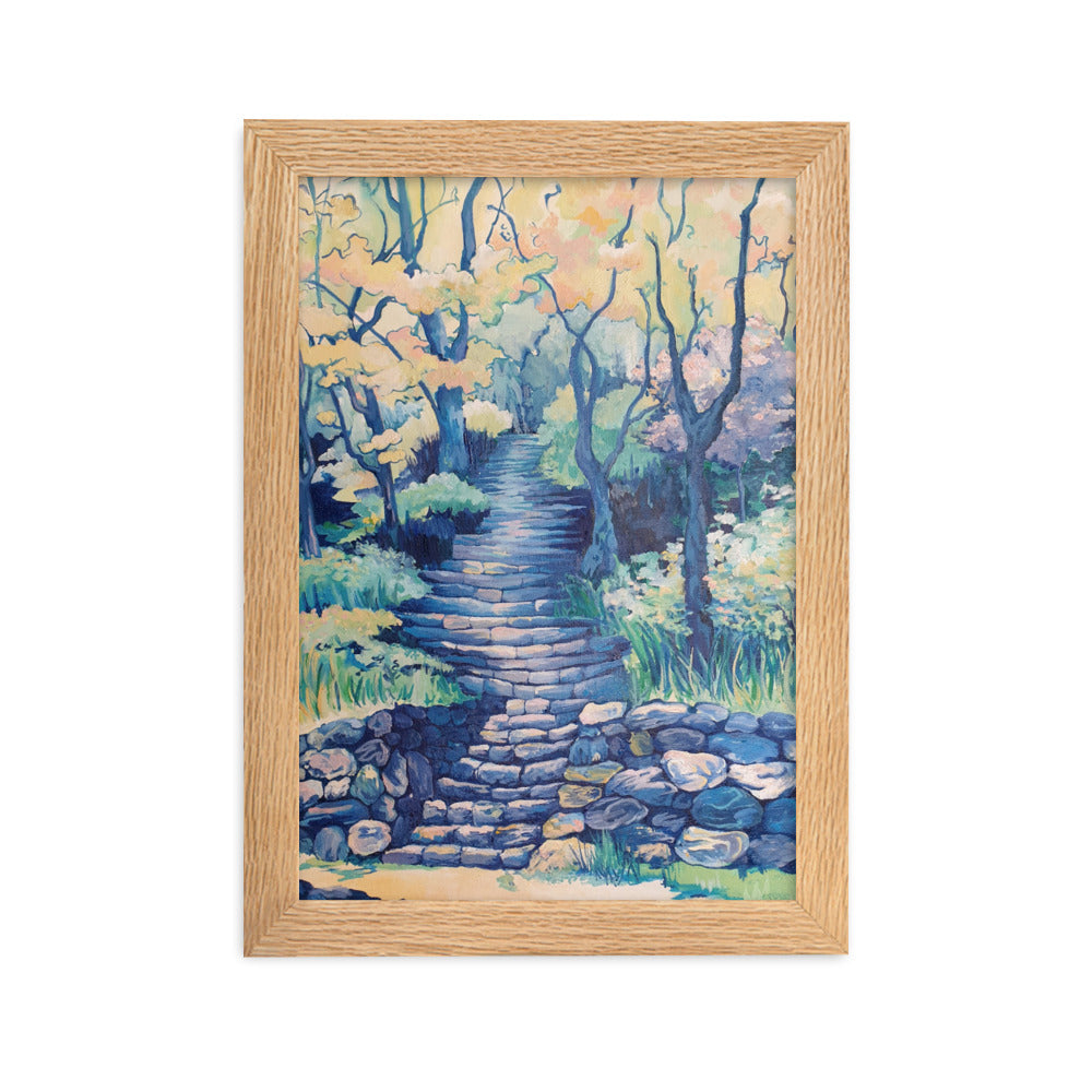 Forest Staircase - Framed Matte Print