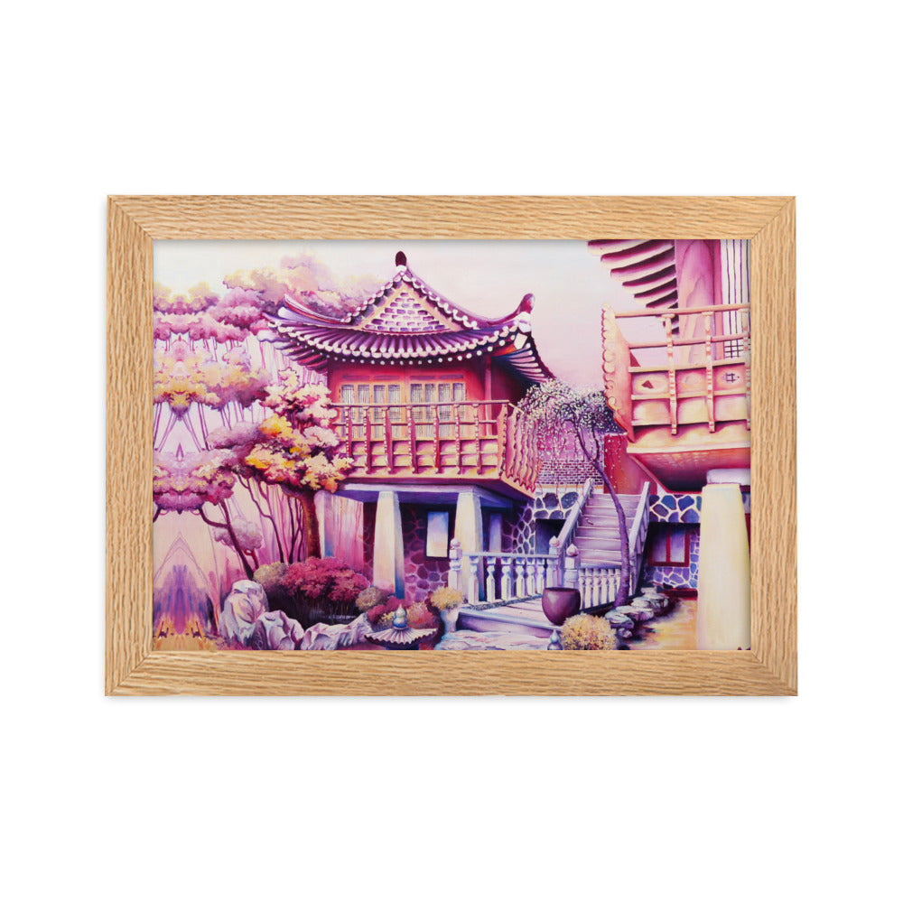 Korean Teahouse - Framed Matte Print