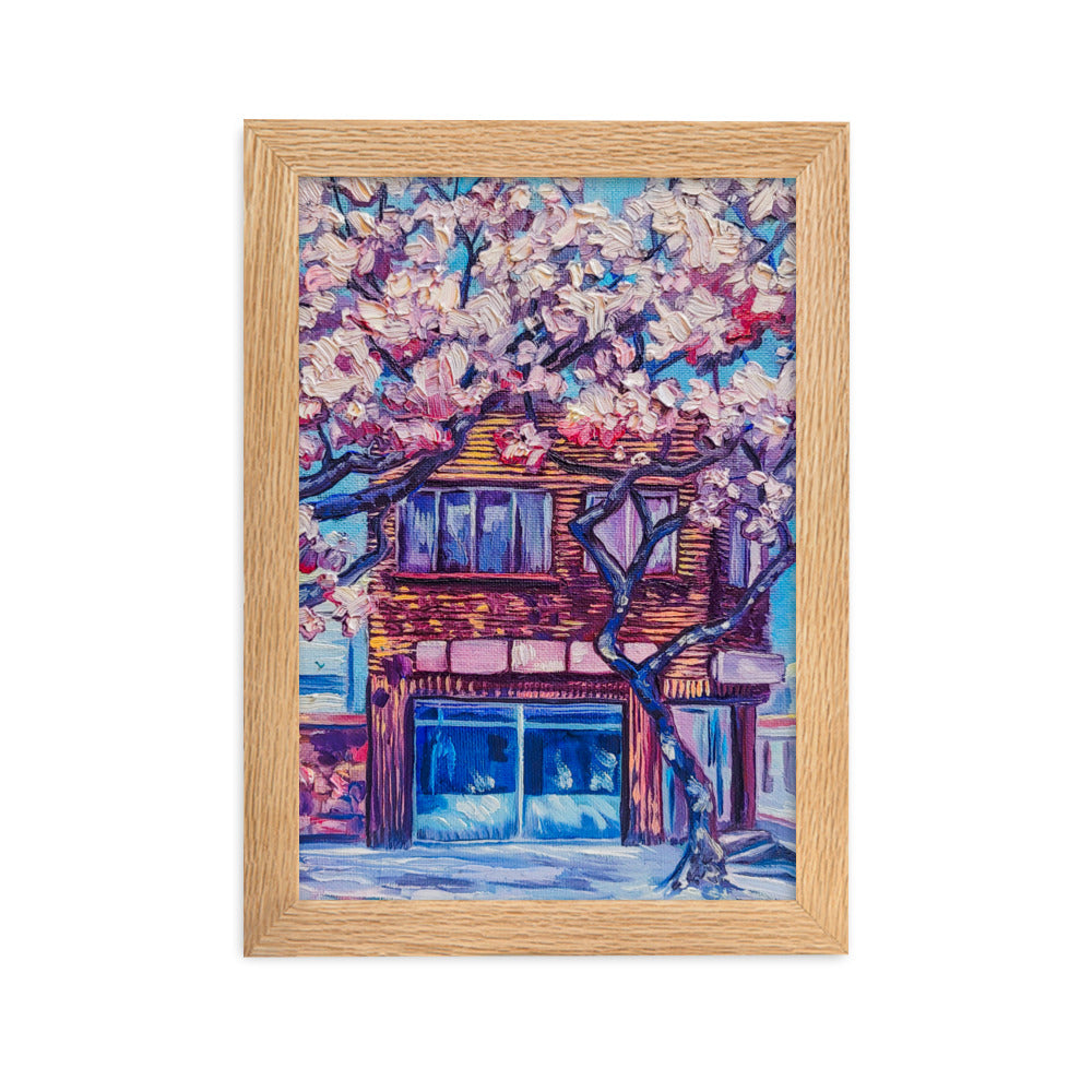 Cherry Blossom Afternoon - Framed Matte Print