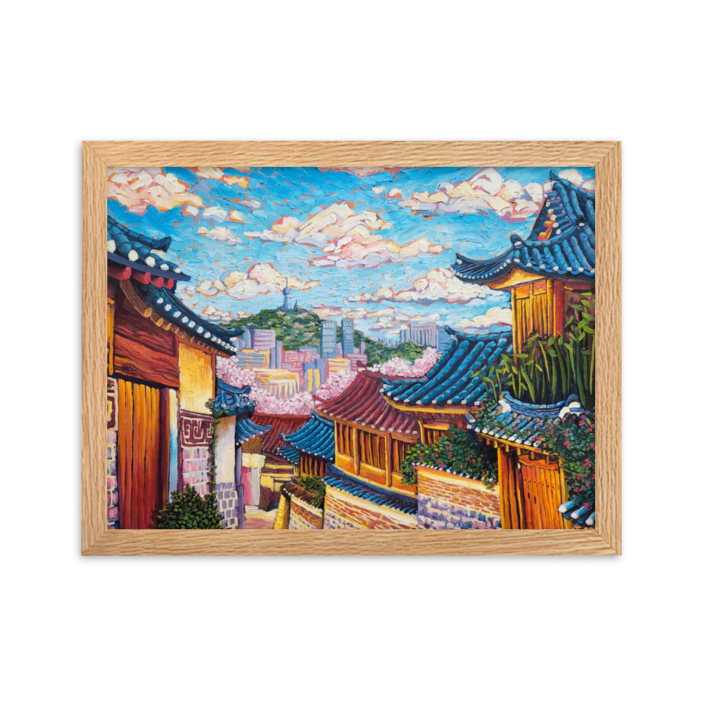 Bukchon Hanok Village - Framed Matte Print