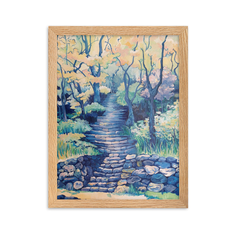 Forest Staircase - Framed Matte Print