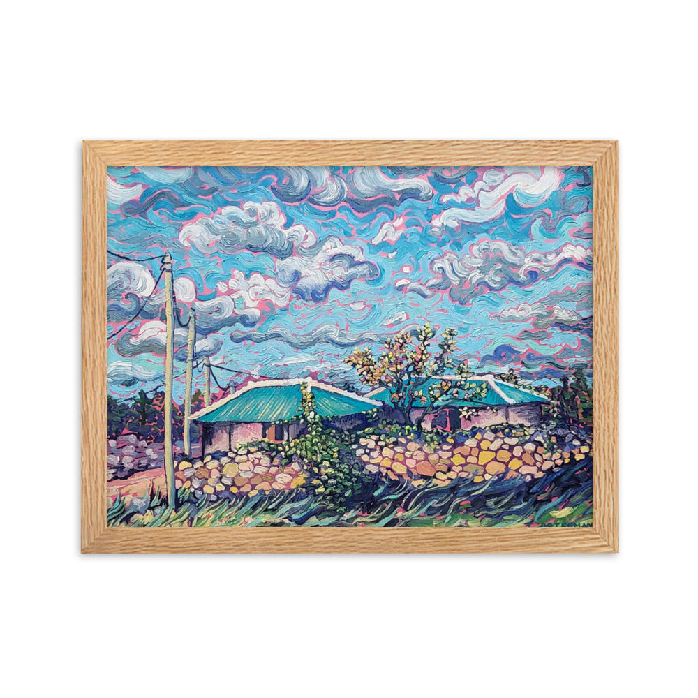 Hanok of the Winds - Framed Matte Print