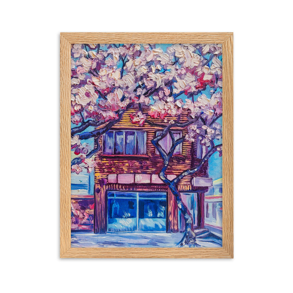 Cherry Blossom Afternoon - Framed Matte Print