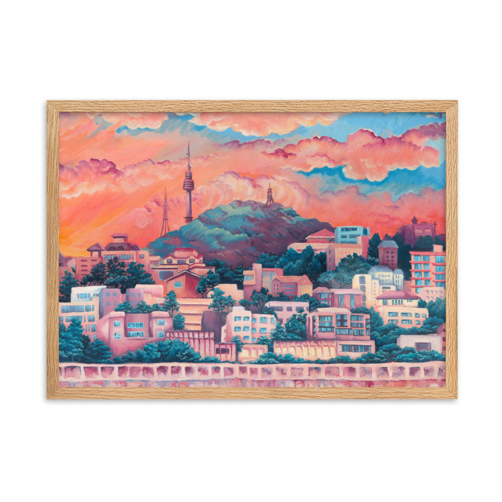 Namsan Sunset - Framed Matte Print