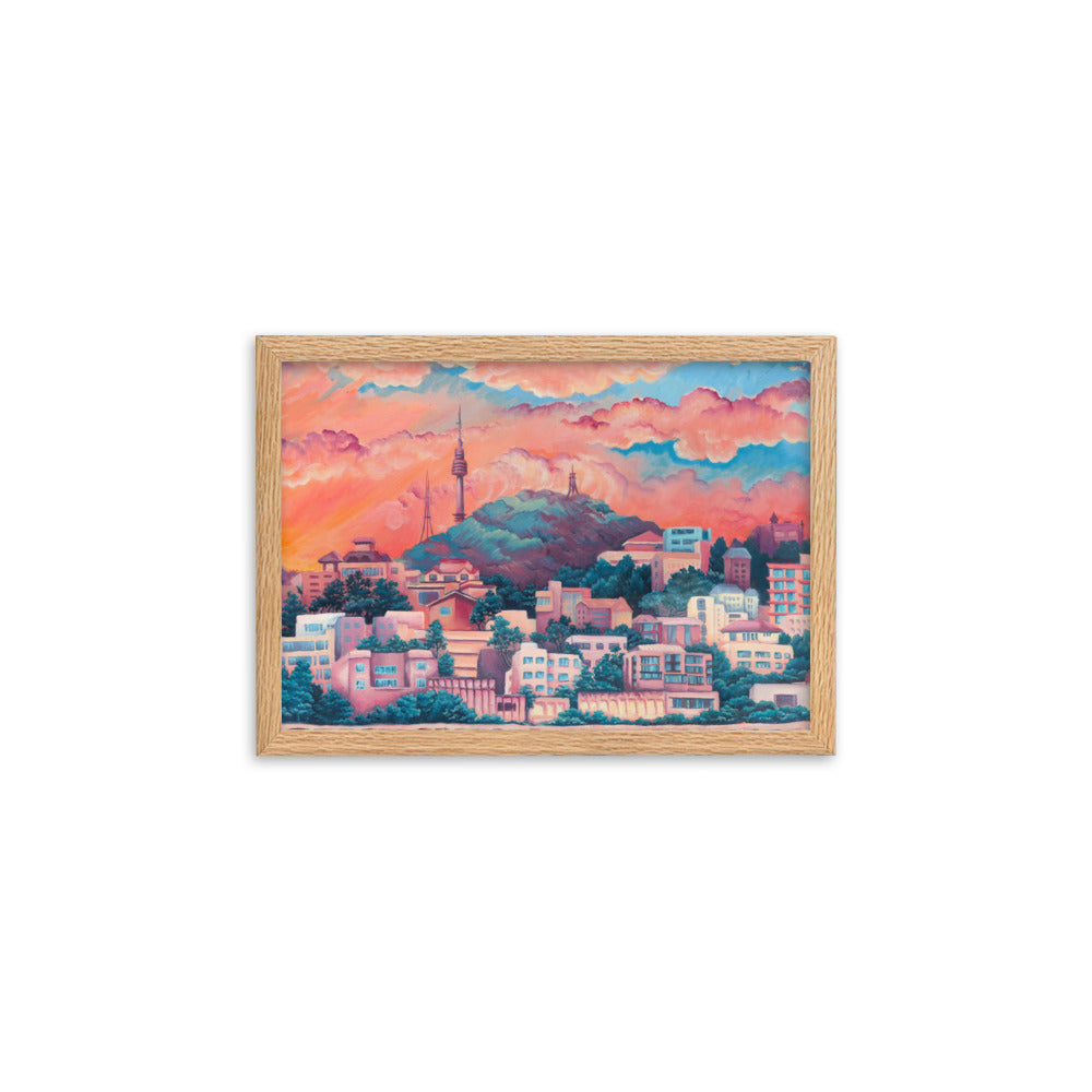 Namsan Sunset - Framed Matte Print