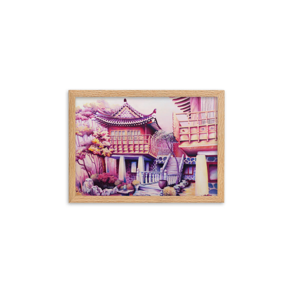 Korean Teahouse - Framed Matte Print