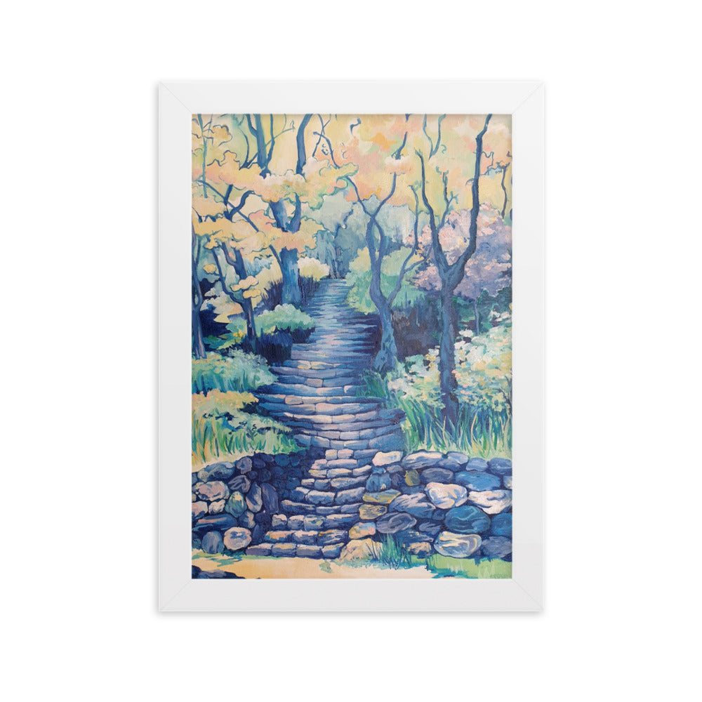 Forest Staircase - Framed Matte Print