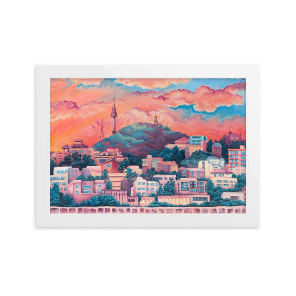 Namsan Sunset - Framed Matte Print