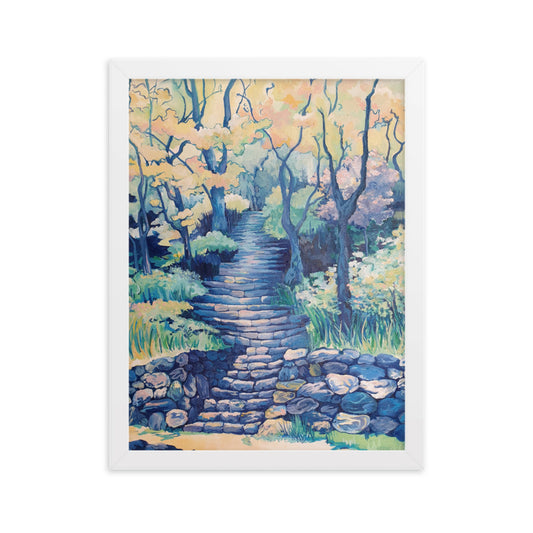 Forest Staircase - Framed Matte Print