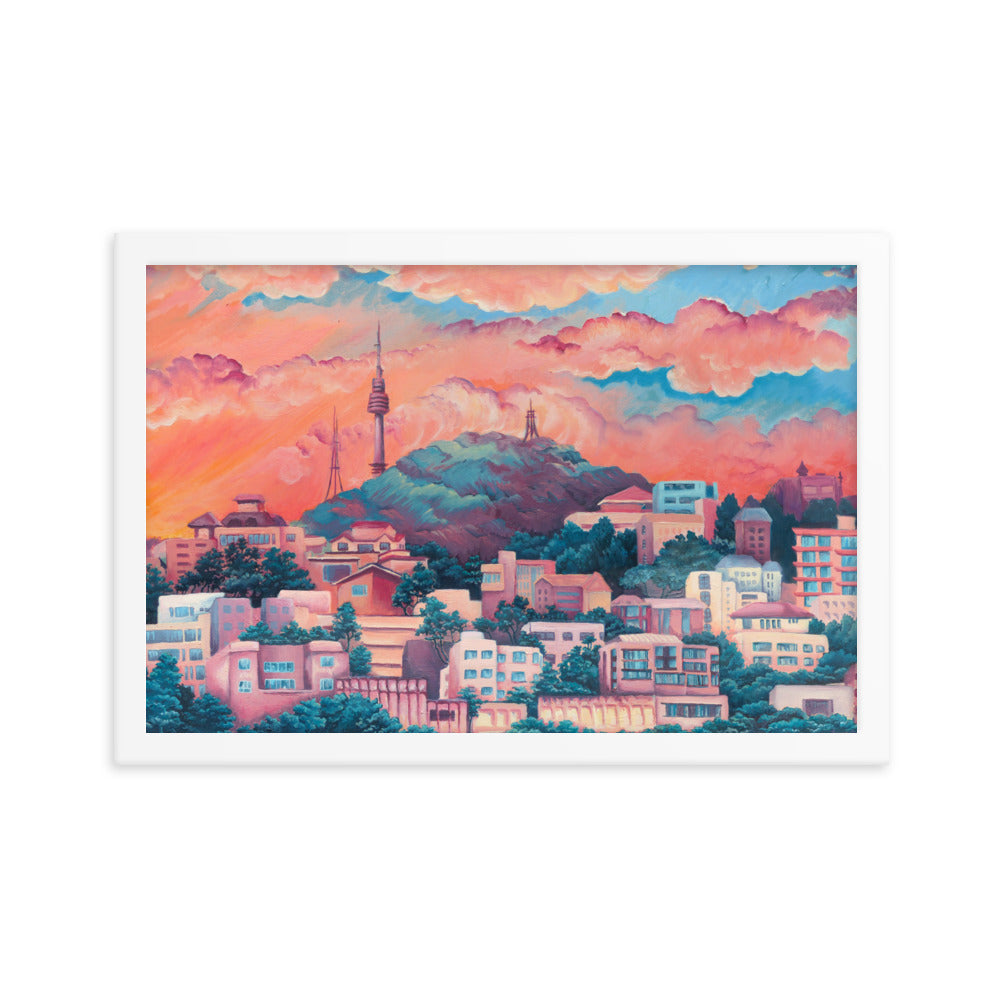 Namsan Sunset - Framed Matte Print