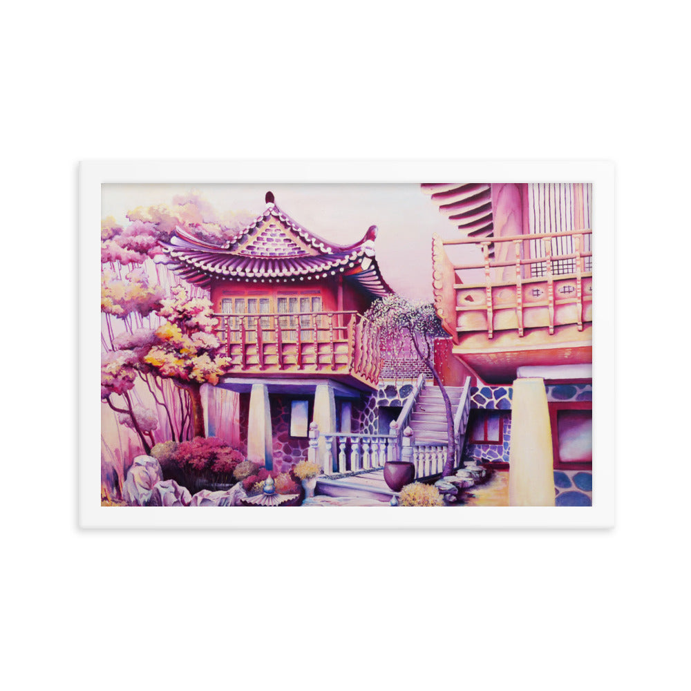 Korean Teahouse - Framed Matte Print