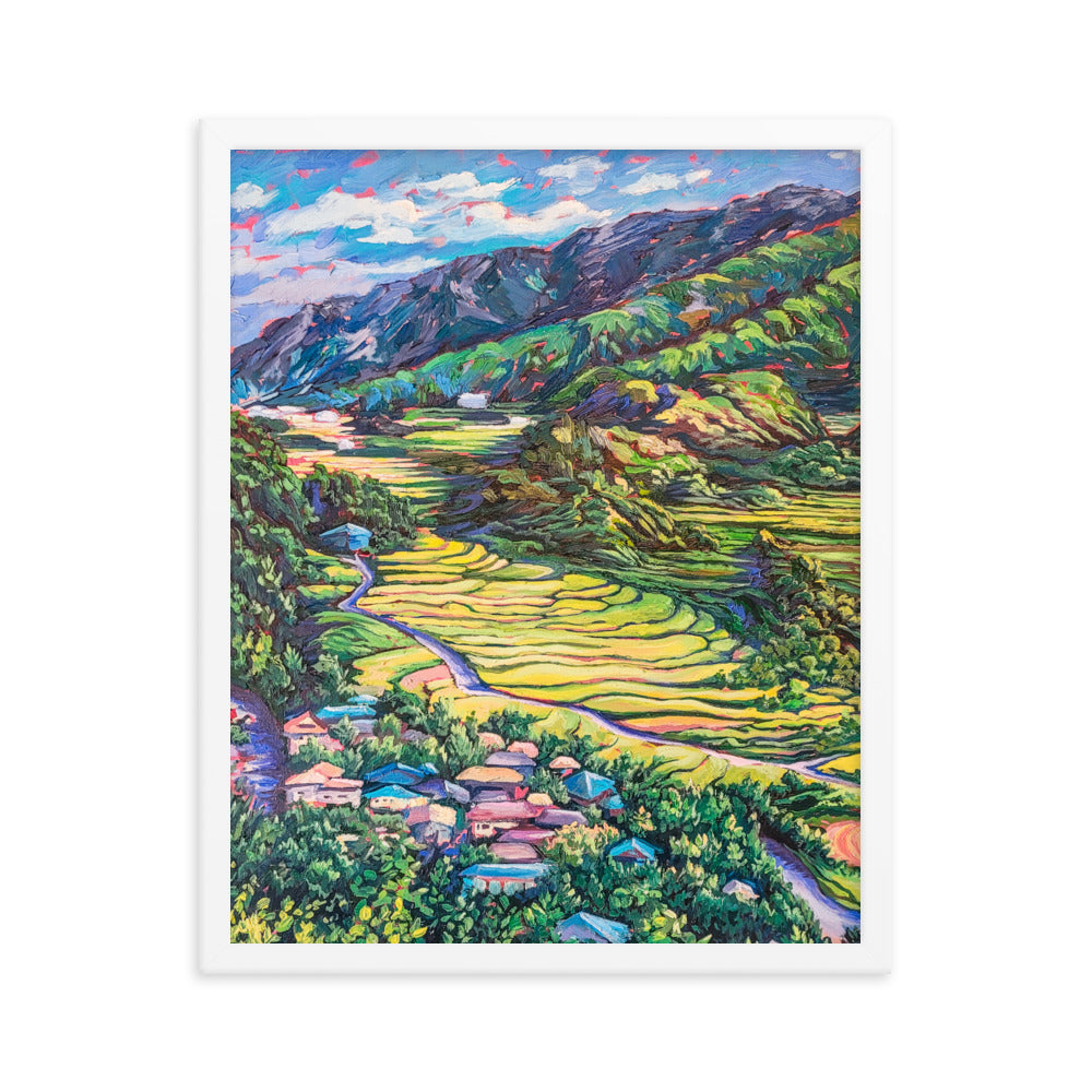 Korean Countryside - Framed Matte Print