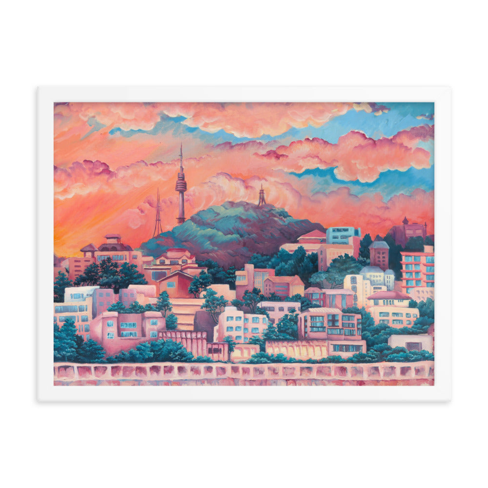 Namsan Sunset - Framed Matte Print