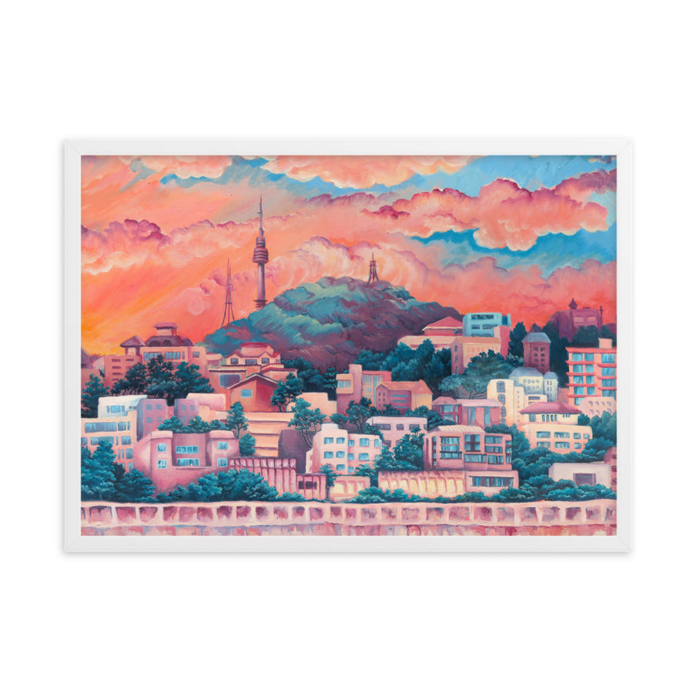 Namsan Sunset - Framed Matte Print