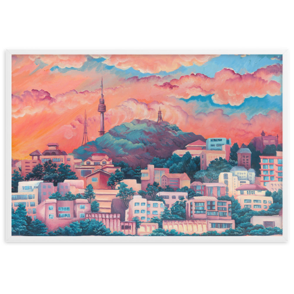 Namsan Sunset - Framed Matte Print