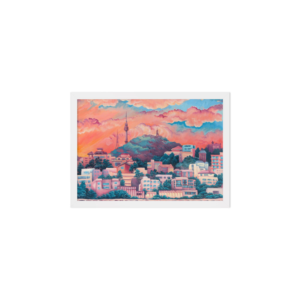 Namsan Sunset - Framed Matte Print