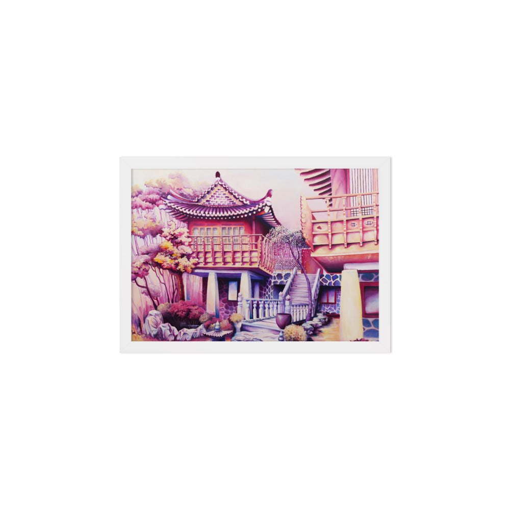 Korean Teahouse - Framed Matte Print